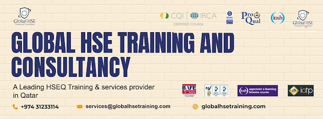 Global HSE Training & Consultancy Qatar - Qatar|Doha|304E Street 310|Building 51 Floor 3rd