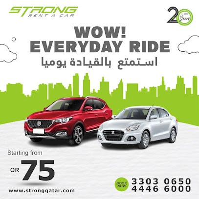 سترونج لتأجير السيارات (قرية بروة) - الوكير - +974 4446 6070